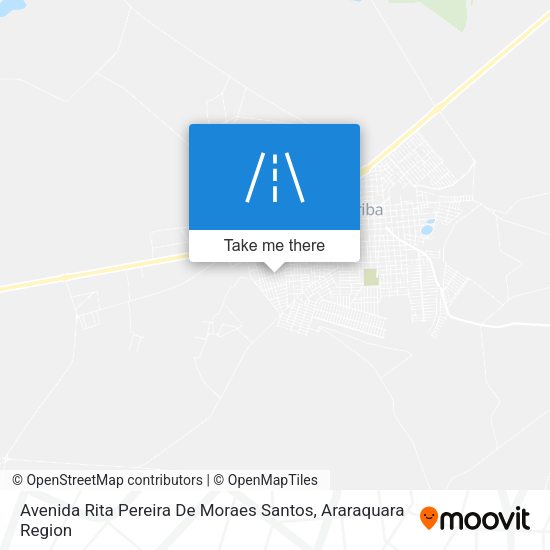Avenida Rita Pereira De Moraes Santos map