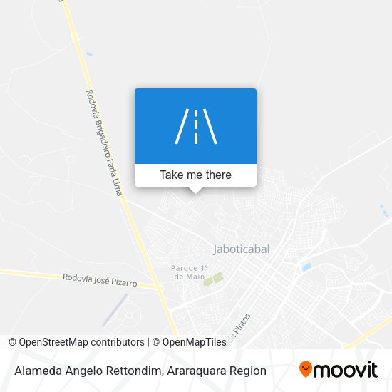 Alameda Angelo Rettondim map