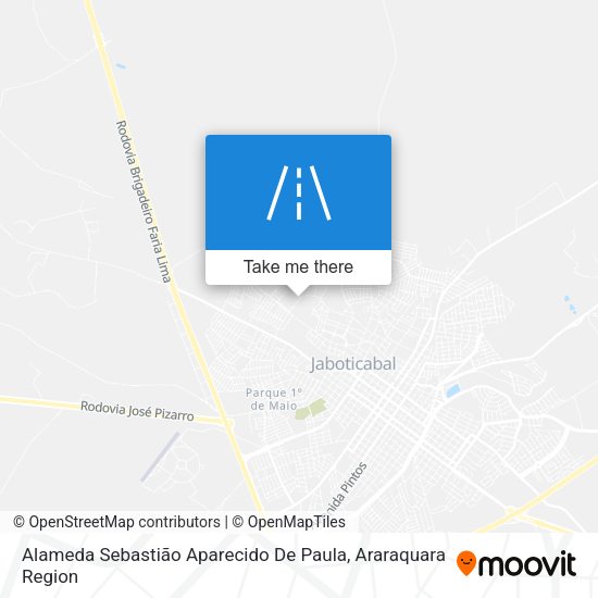 Alameda Sebastião Aparecido De Paula map