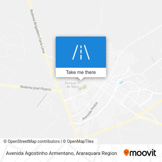 Avenida Agostinho Armentano map