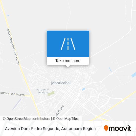 Avenida Dom Pedro Segundo map