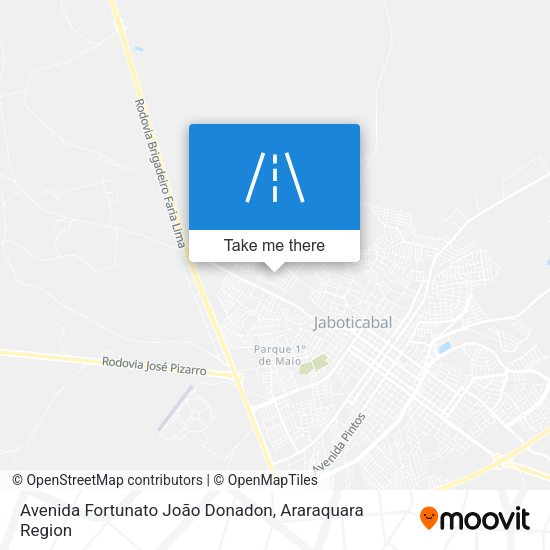 Avenida Fortunato João Donadon map