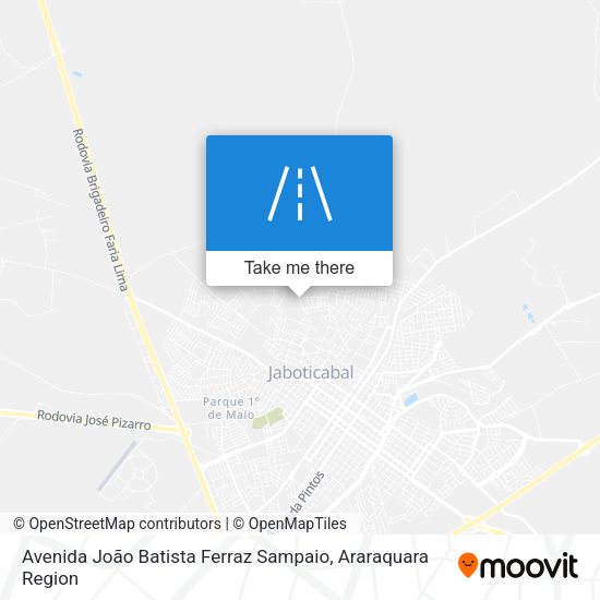 Avenida João Batista Ferraz Sampaio map