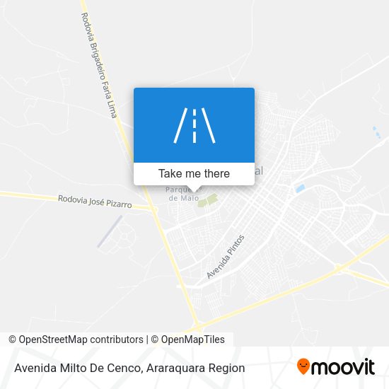 Avenida Milto De Cenco map
