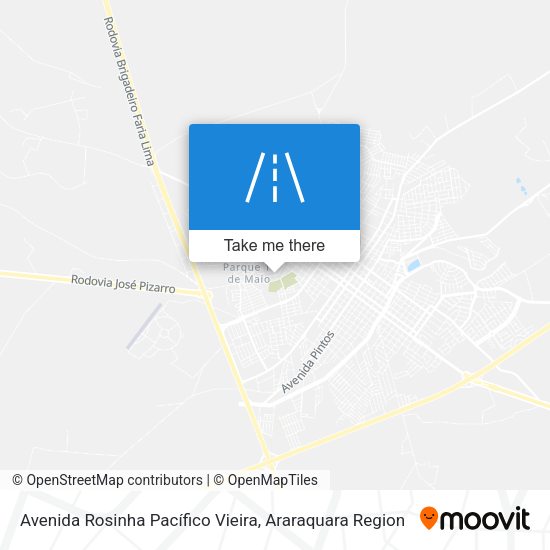 Avenida Rosinha Pacífico Vieira map