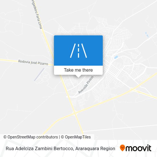 Rua Adelciza Zambini Bertocco map