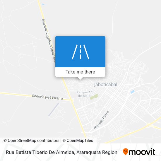 Rua Batista Tibério De Almeida map