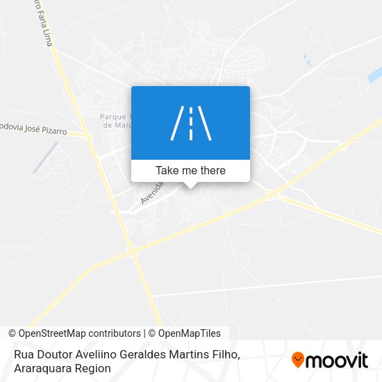 Rua Doutor Aveliino Geraldes Martins Filho map