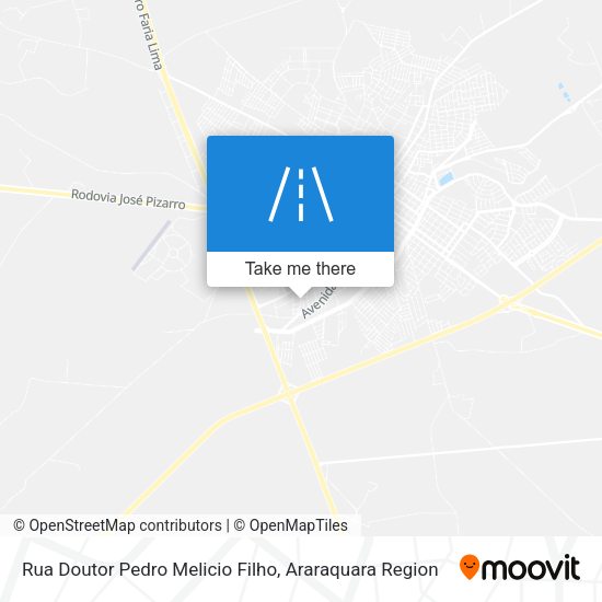Rua Doutor Pedro Melicio Filho map