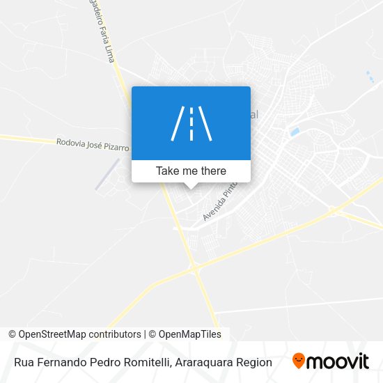 Rua Fernando Pedro Romitelli map