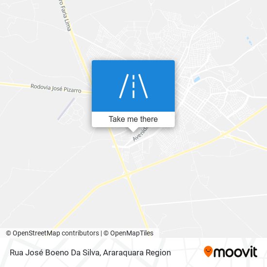 Rua José Boeno Da Silva map