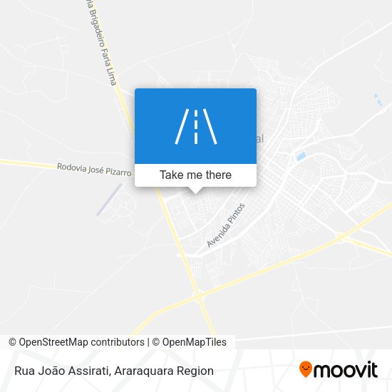 Rua João Assirati map