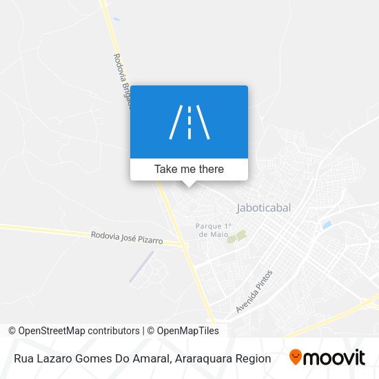 Rua Lazaro Gomes Do Amaral map
