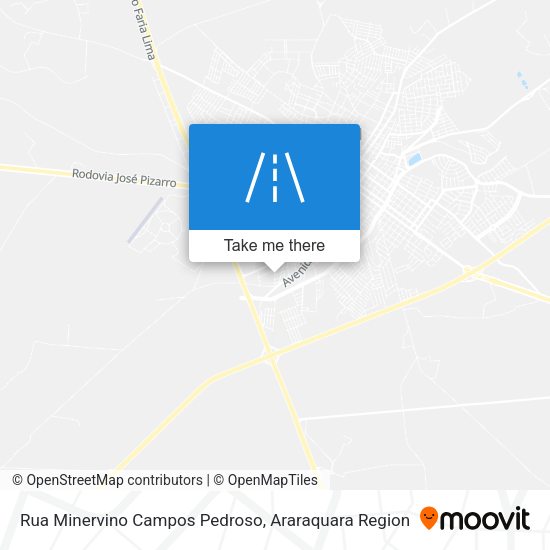 Rua Minervino Campos Pedroso map