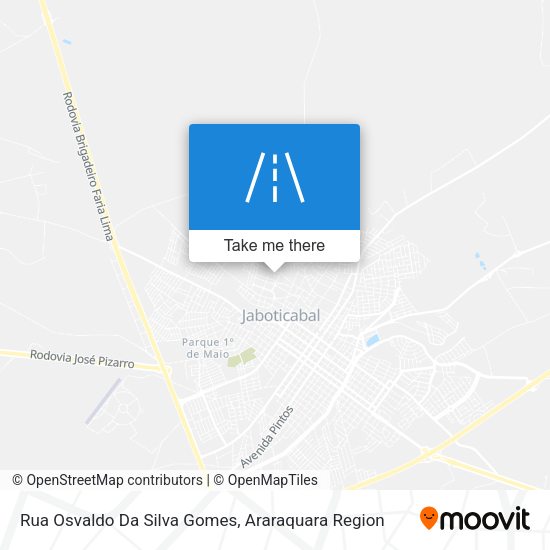 Rua Osvaldo Da Silva Gomes map