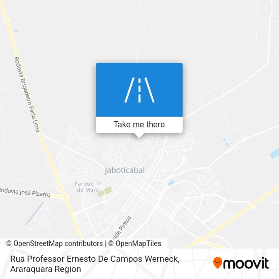 Rua Professor Ernesto De Campos Werneck map