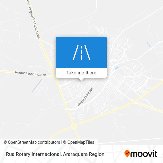 Rua Rotary Internacional map