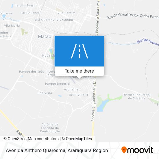 Avenida Anthero Quaresma map
