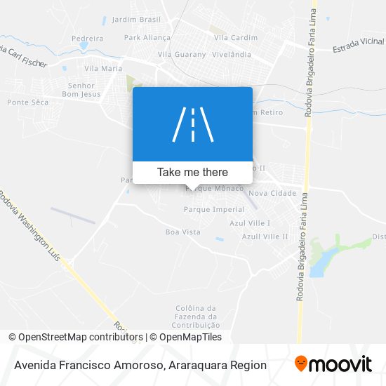 Avenida Francisco Amoroso map