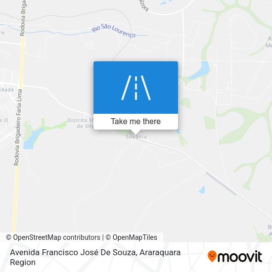 Avenida Francisco José De Souza map