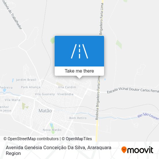 Avenida Genésia Conceição Da Silva map