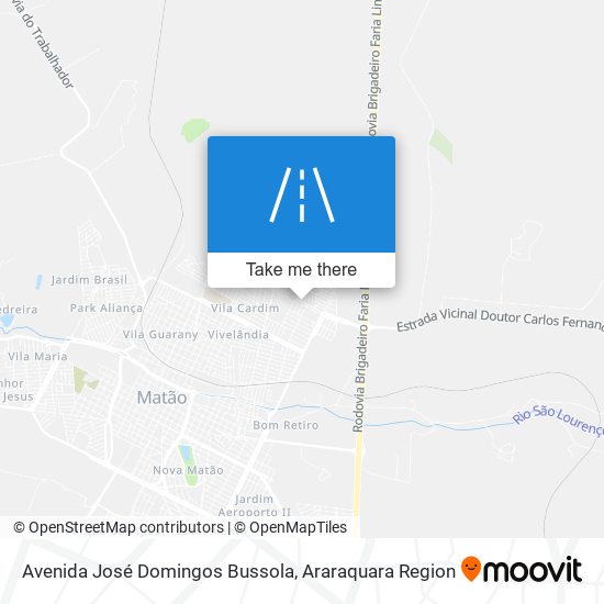 Mapa Avenida José Domingos Bussola