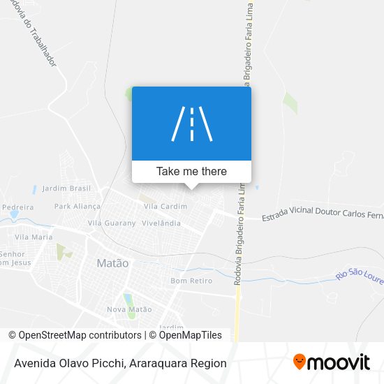 Avenida Olavo Picchi map