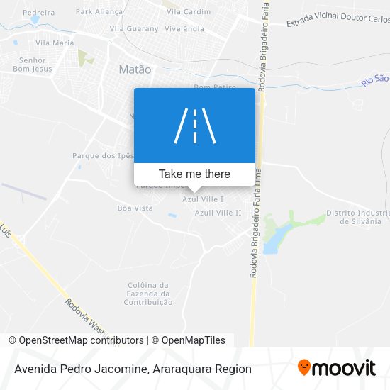 Avenida Pedro Jacomine map
