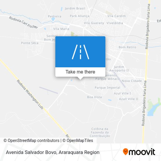 Avenida Salvador Bovo map