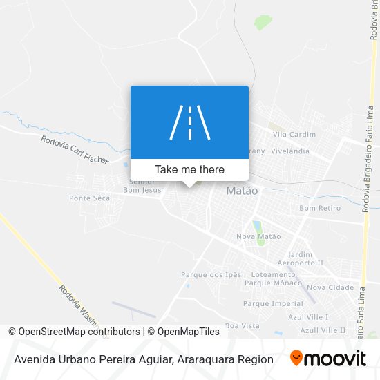 Avenida Urbano Pereira Aguiar map