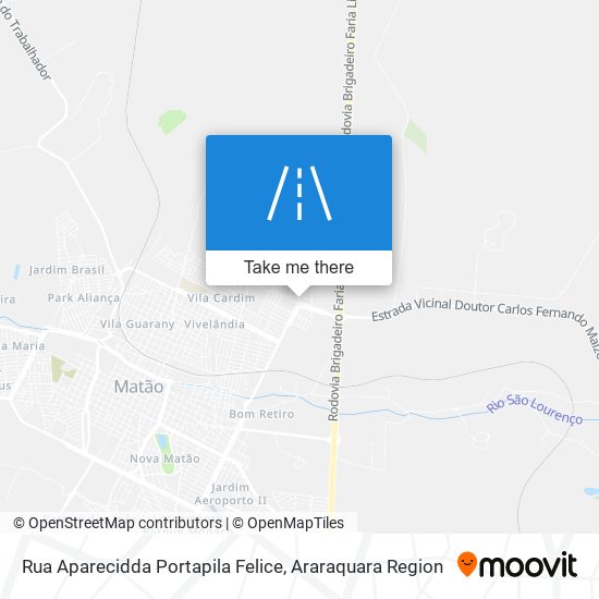 Rua Aparecidda Portapila Felice map