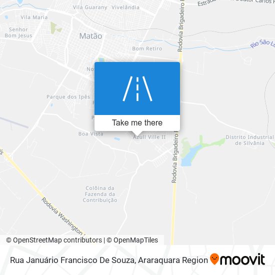 Rua Januário Francisco De Souza map