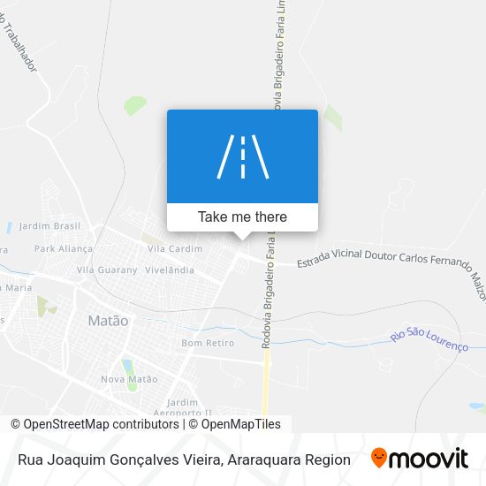 Rua Joaquim Gonçalves Vieira map
