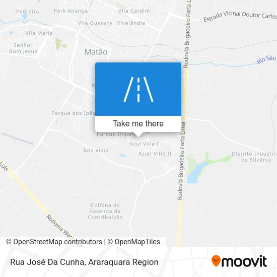 Rua José Da Cunha map