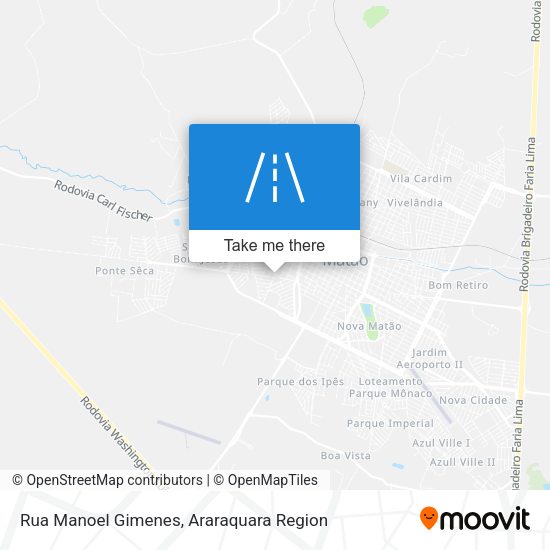 Rua Manoel Gimenes map