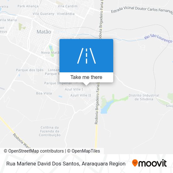 Rua Marlene David Dos Santos map