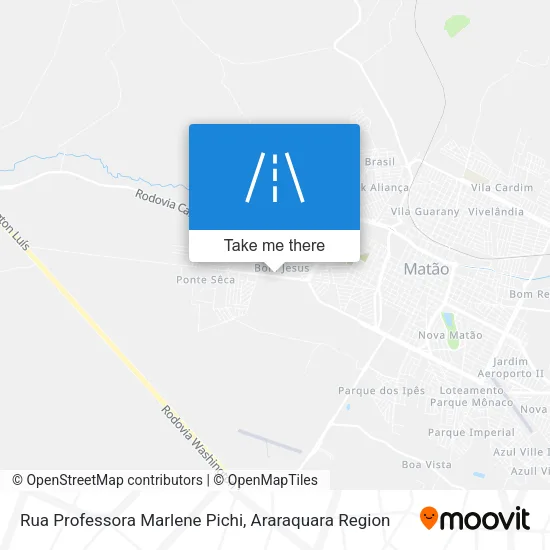 Rua Professora Marlene Pichi map