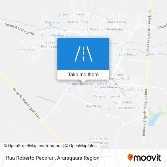 Rua Roberto Pecorari map