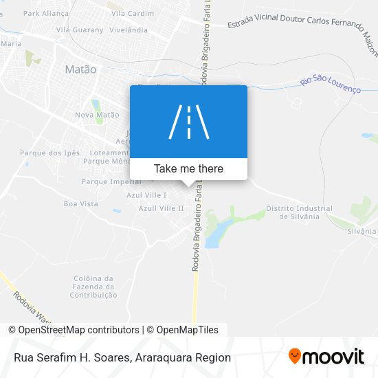 Rua Serafim H. Soares map