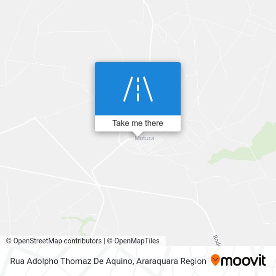 Rua Adolpho Thomaz De Aquino map