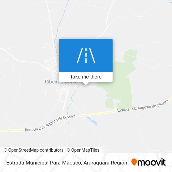 Estrada Municipal Para Macuco map