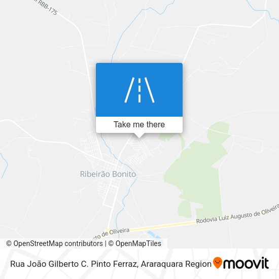 Rua João Gilberto C. Pinto Ferraz map