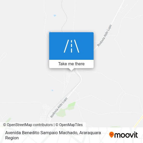 Avenida Benedito Sampaio Machado map