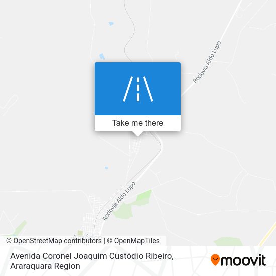 Avenida Coronel Joaquim Custódio Ribeiro map