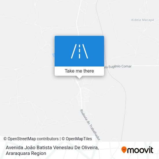 Avenida João Batista Veneslau De Oliveira map