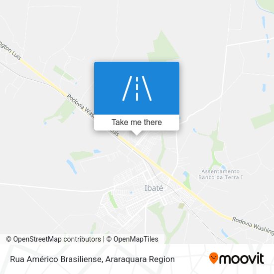 Rua Américo Brasiliense map