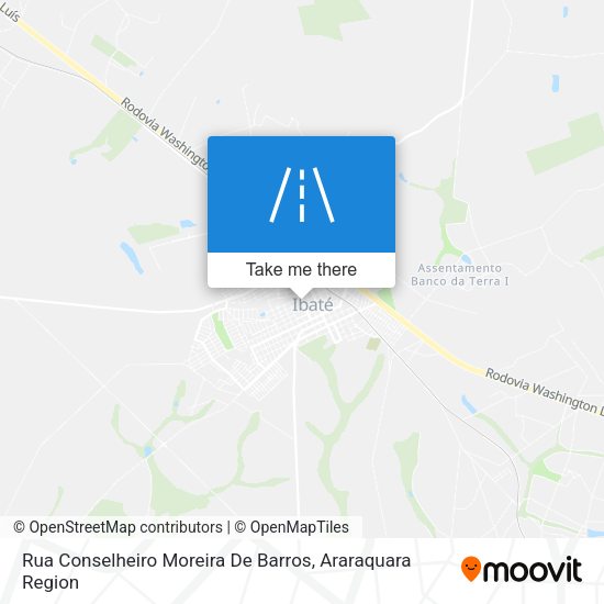 Rua Conselheiro Moreira De Barros map