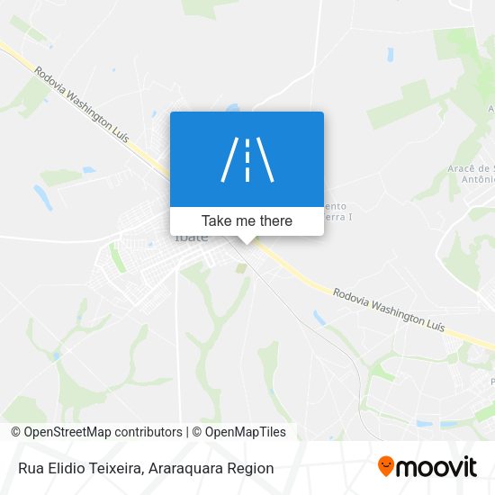 Rua Elidio Teixeira map