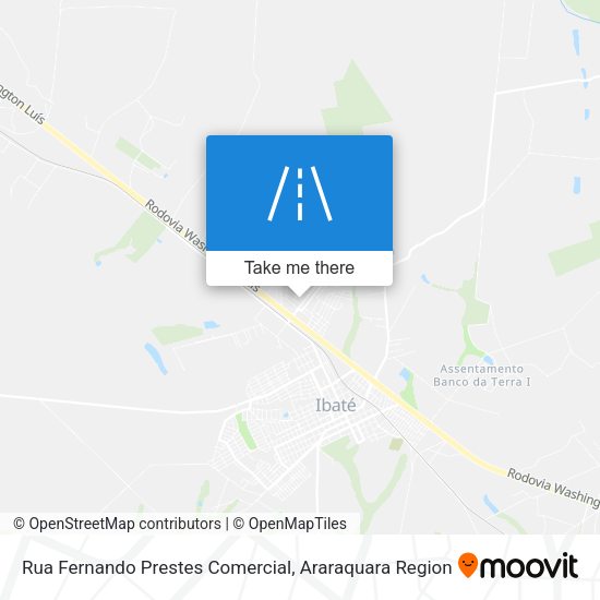 Rua Fernando Prestes Comercial map