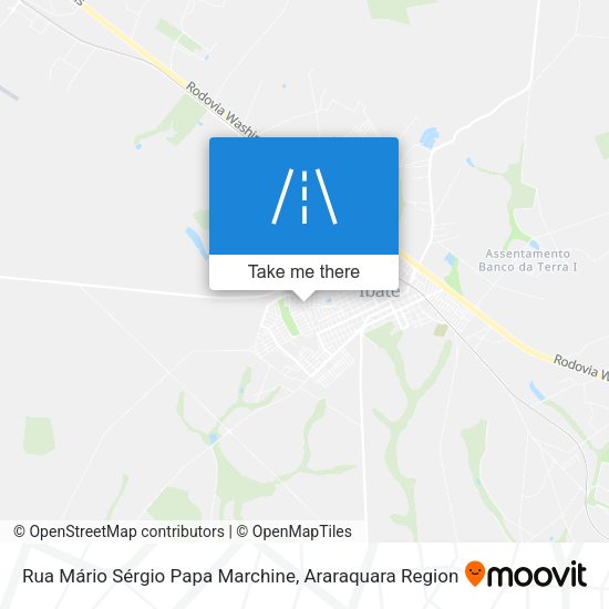 Rua Mário Sérgio Papa Marchine map
